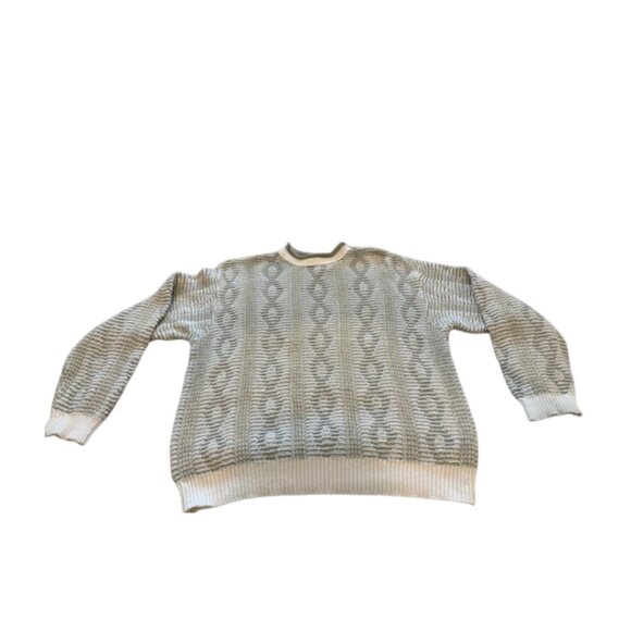 Liz Sport Sweater Women's Size L – Cotton Blend Classic Neutral Knit Made in USA - Picture 4 of 7